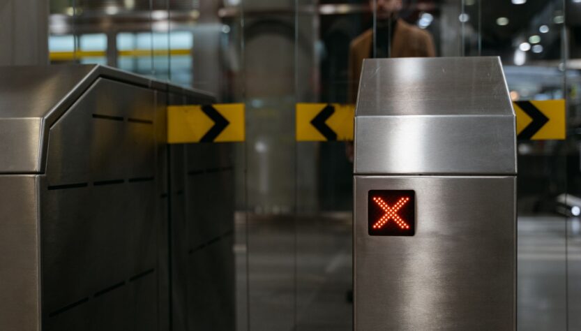 Delhi Metro station entry restrictions